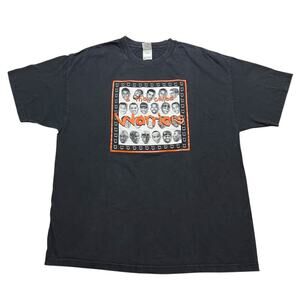 Vintage A Tribe Called Warriors Tee Black Graphic T-Shirt 2XL Alstyle NBA Parody